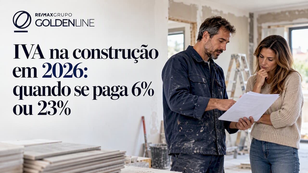 IVA na construção em 2026: quando se paga 6% e quando se paga 23%